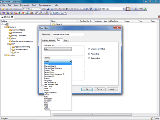 Screen image of this step