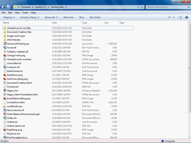 Screen image of this step