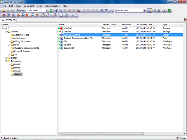 Screen image of this step