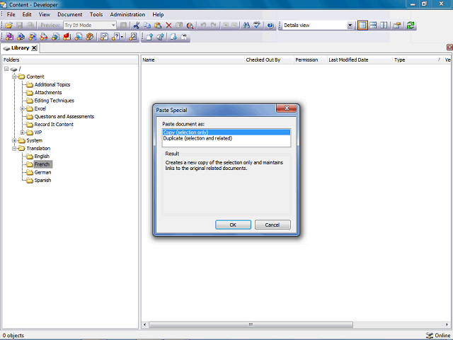 Screen image of this step