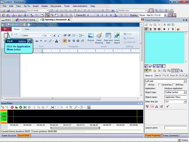 Screen image of this step