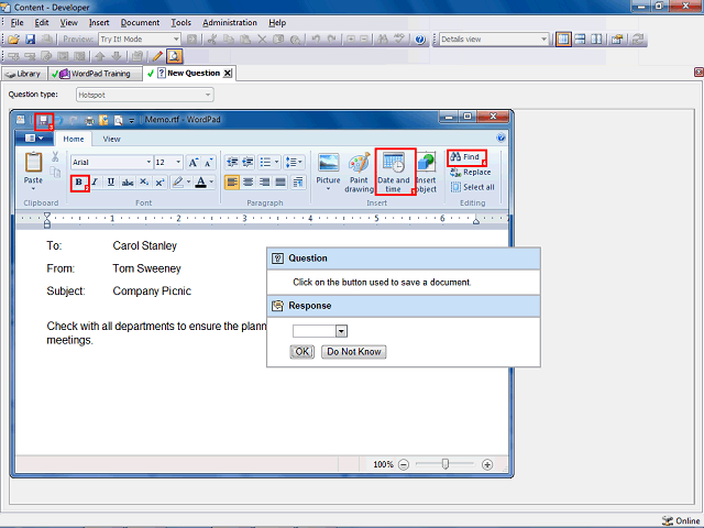 Screen image of this step