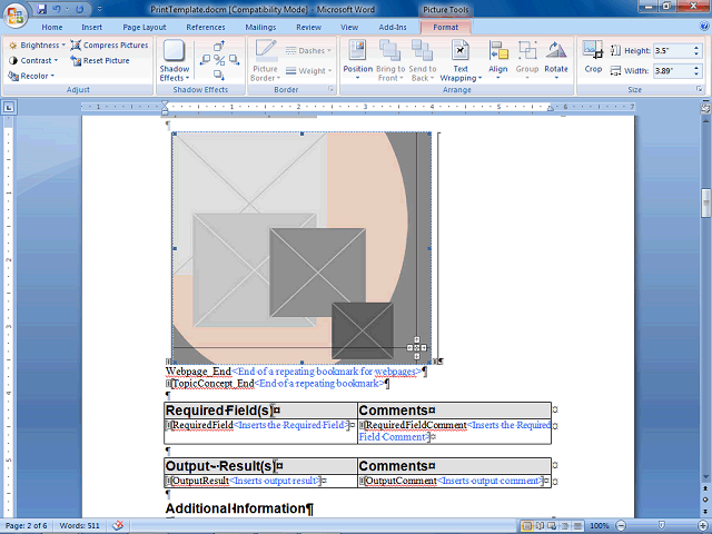 Screen image of this step