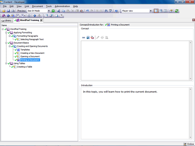 Screen image of this step