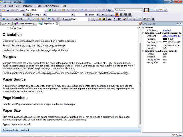 Screen image of this step
