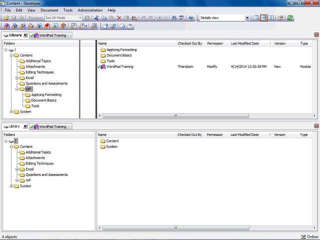 Screen image of this step