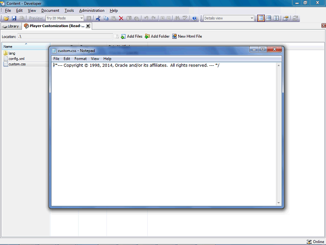 Screen image of this step