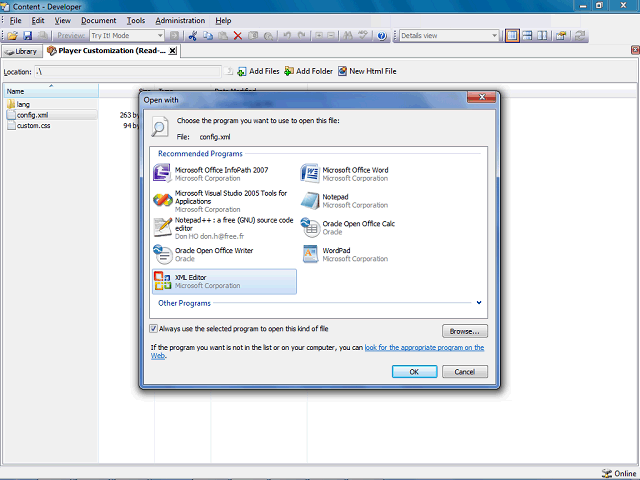 Screen image of this step