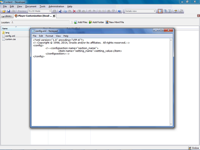 Screen image of this step