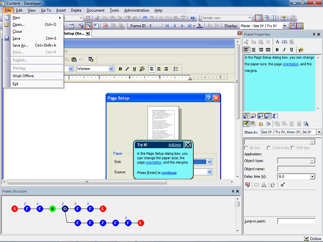 Screen image of this step