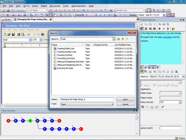 Screen image of this step