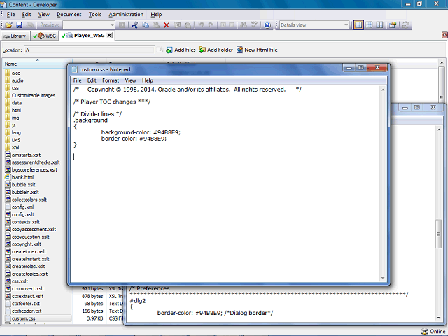 Screen image of this step