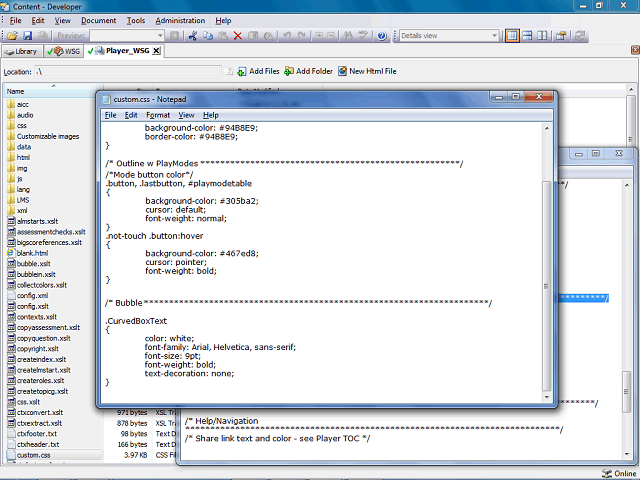 Screen image of this step