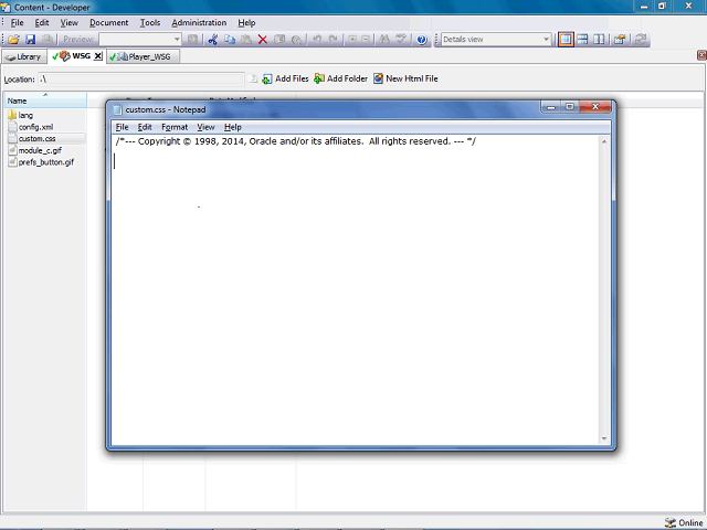 Screen image of this step