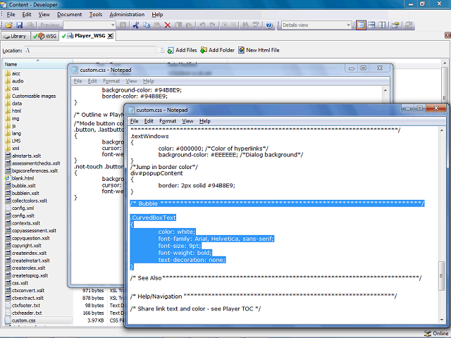 Screen image of this step