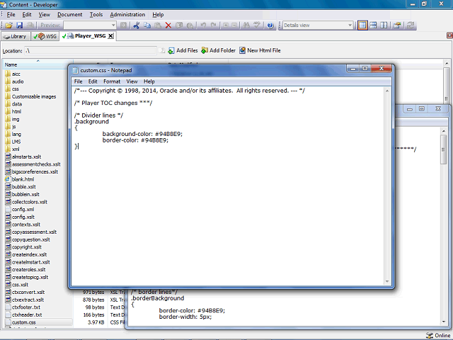 Screen image of this step