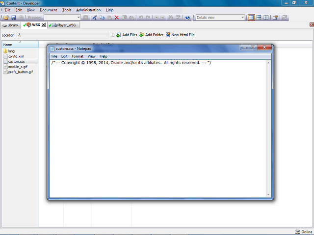 Screen image of this step