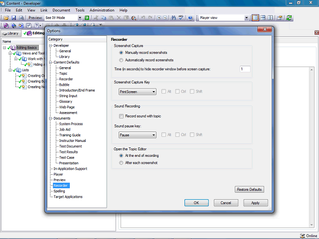 Screen image of this step