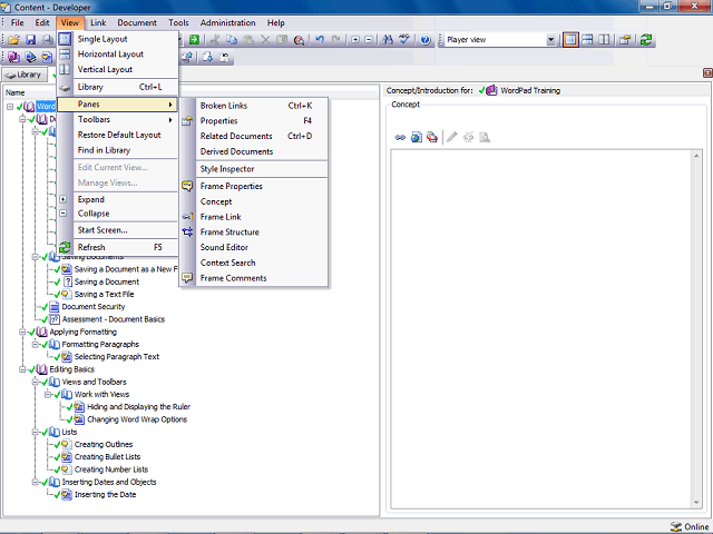 Screen image of this step