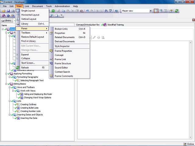 Screen image of this step