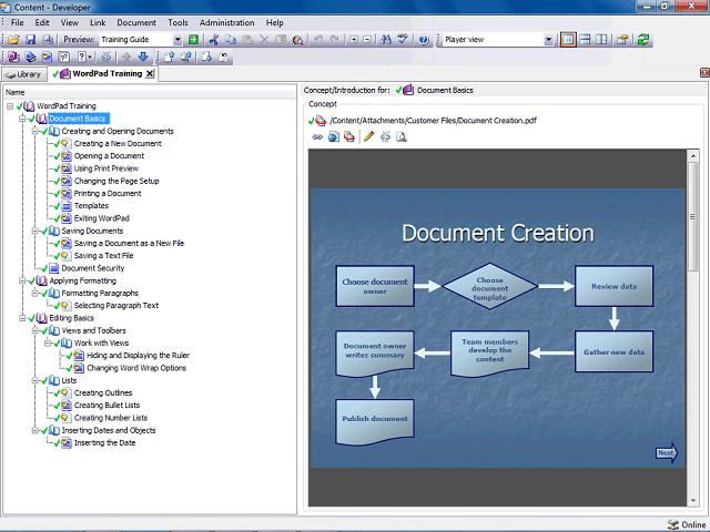 Screen image of this step