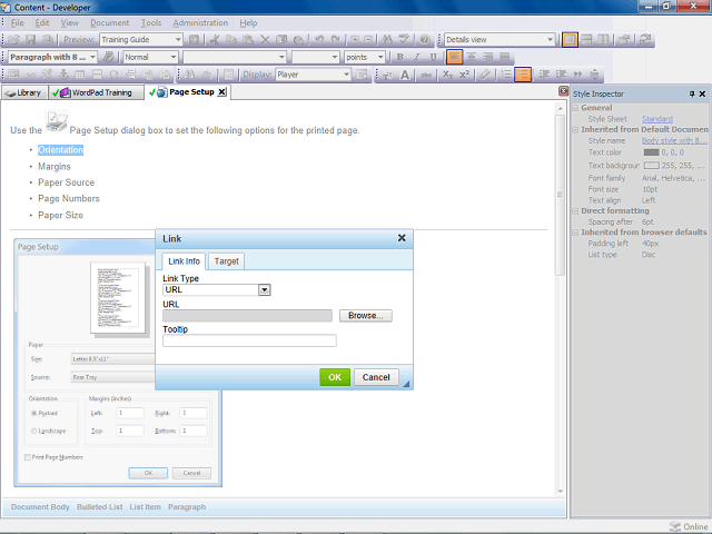 Screen image of this step