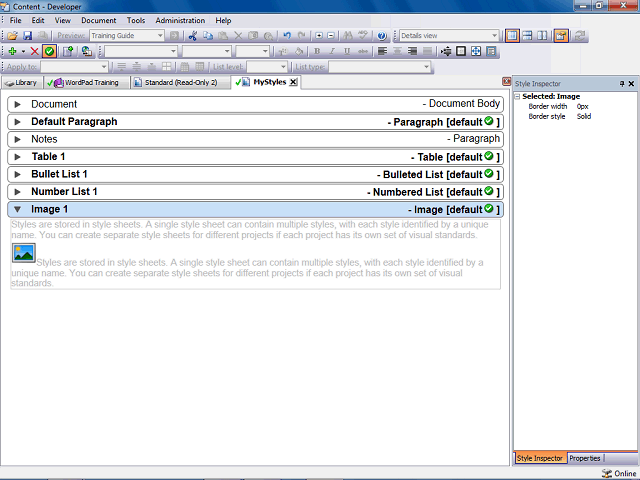 Screen image of this step