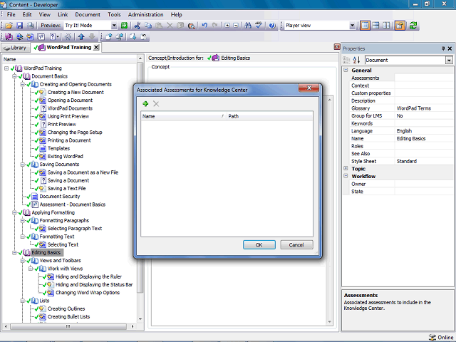 Screen image of this step