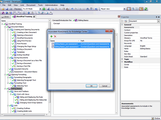 Screen image of this step