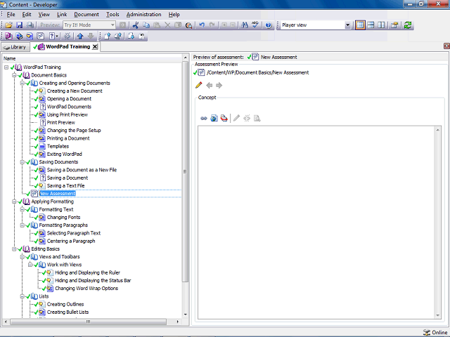 Screen image of this step