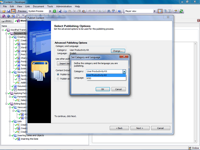 Screen image of this step