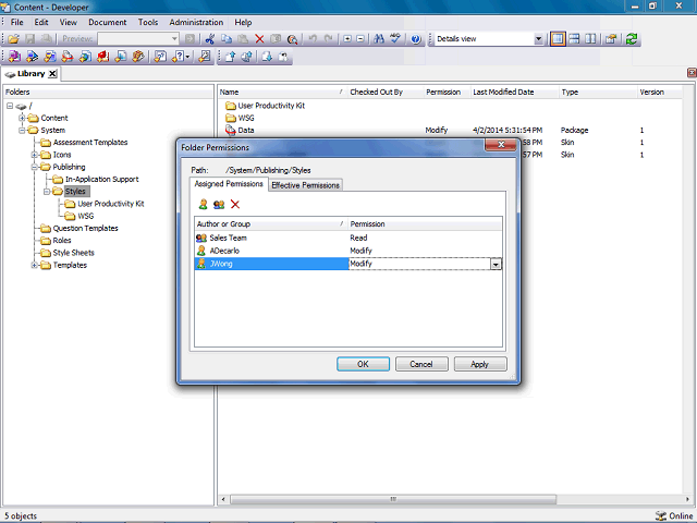 Screen image of this step