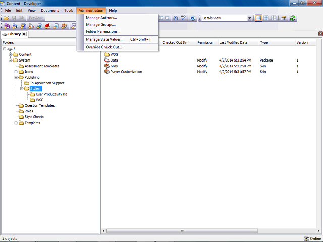 Screen image of this step