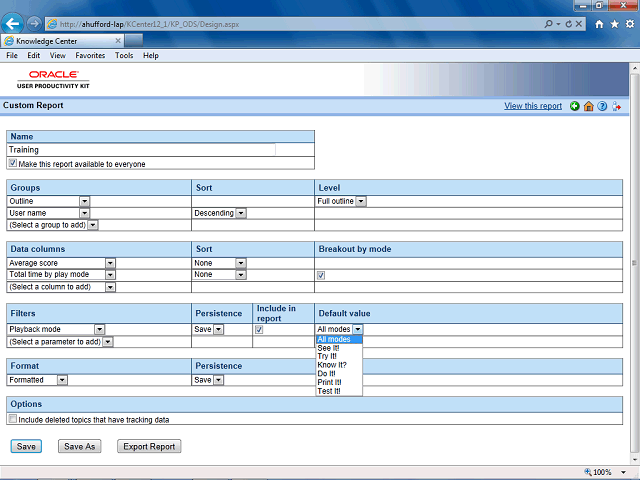Screen image of this step