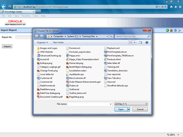 Screen image of this step