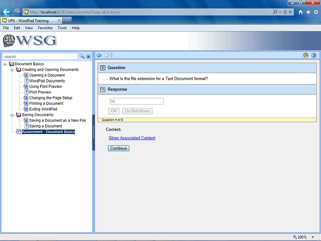 Screen image of this step