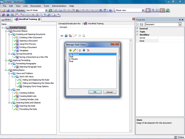 Screen image of this step