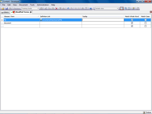 Screen image of this step