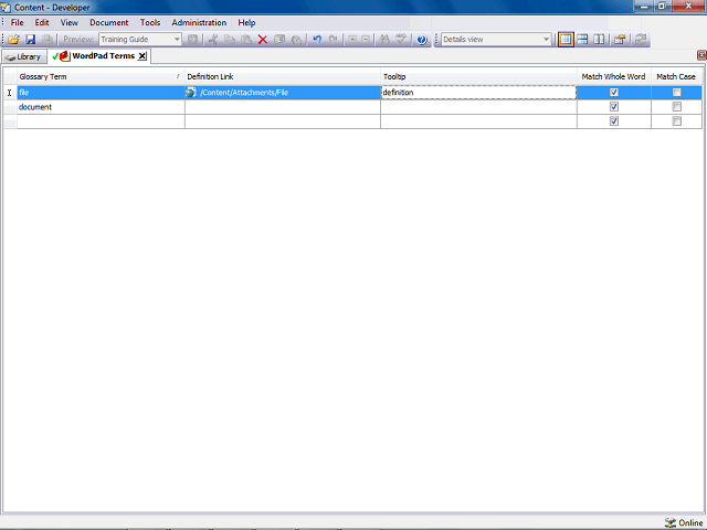 Screen image of this step