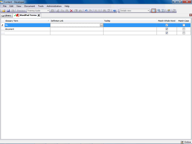 Screen image of this step
