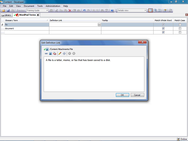 Screen image of this step