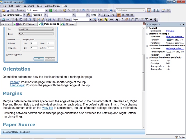 Screen image of this step