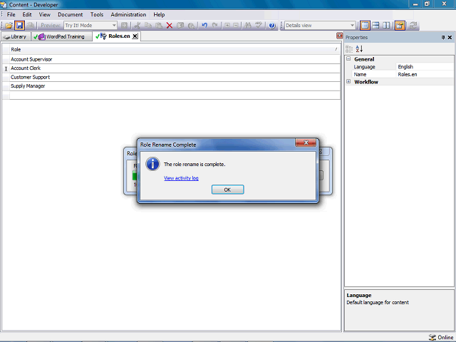 Screen image of this step