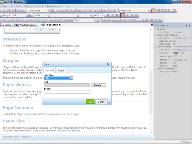 Screen image of this step