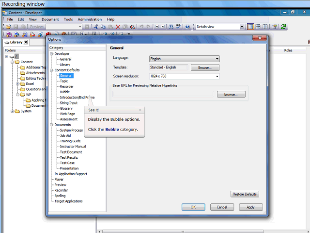Screen image of this step