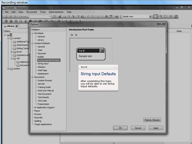 Screen image of this step