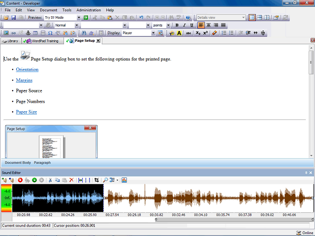 Screen image of this step