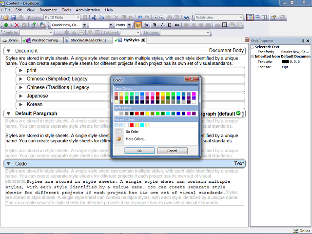 Screen image of this step