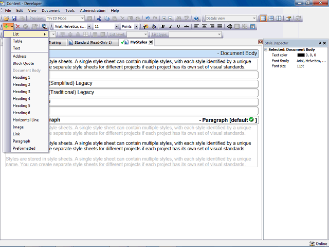 Format Text Styles - Step 3