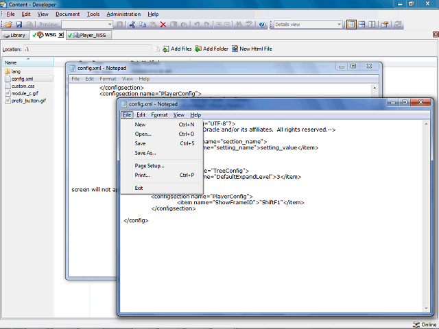 Screen image of this step